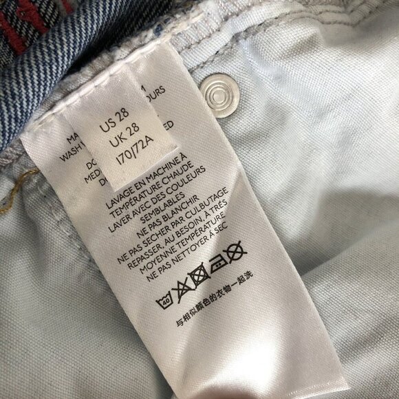 BDG Urban Outfitters Jeans Womens 28 Blue Mom High Rise Denim Distressed - Picture 9 of 11